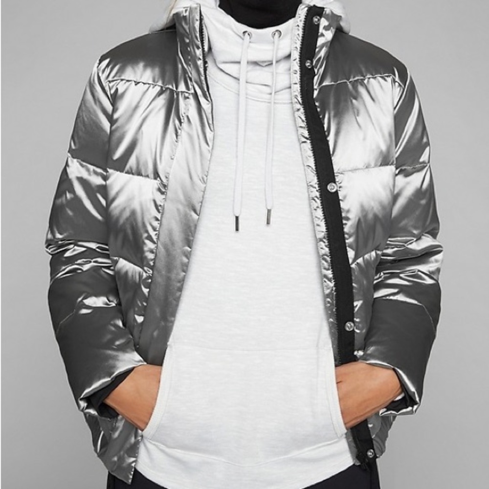 Athleta Responsible Goose Down Flash Bomber Jacket